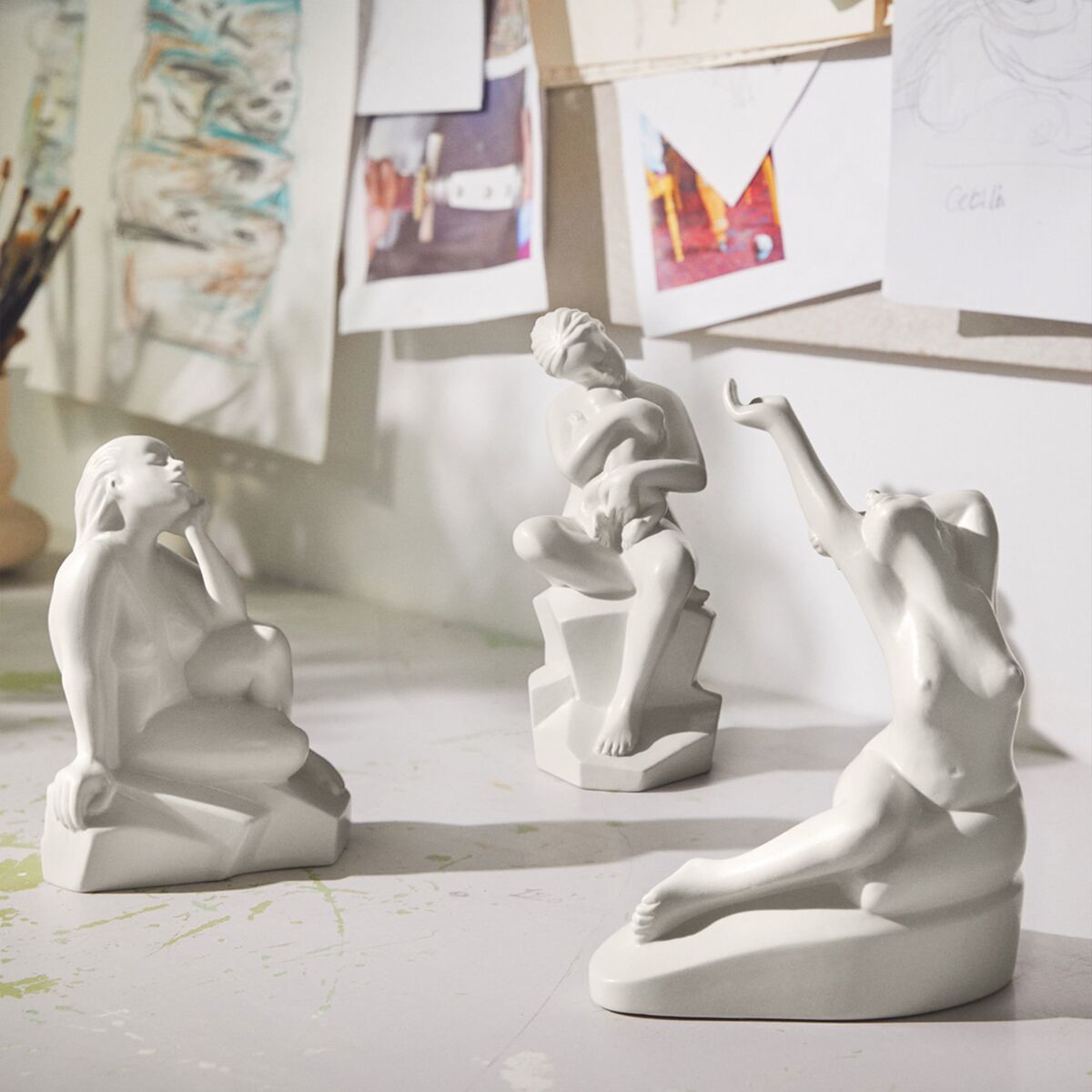 Moments of Being Beginnings figur, hvit