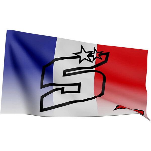 Ixon - Drapeau Johann Zarco 24 Bleu / Blanc / Rouge