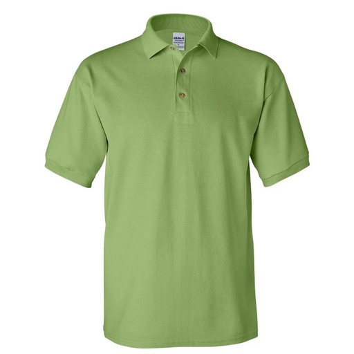 Camisa polo Gildan Pique de manga curta, 100% algodão, qualidade premium.