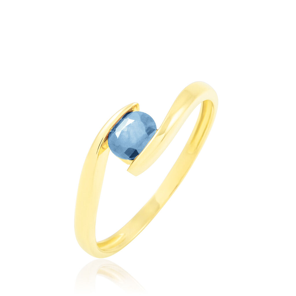 Bague Camilia Or Jaune Topaze