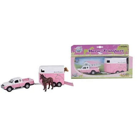 Van Manen Pickup mit Pferdeanhänger Mitsubishi L 200, 27cm