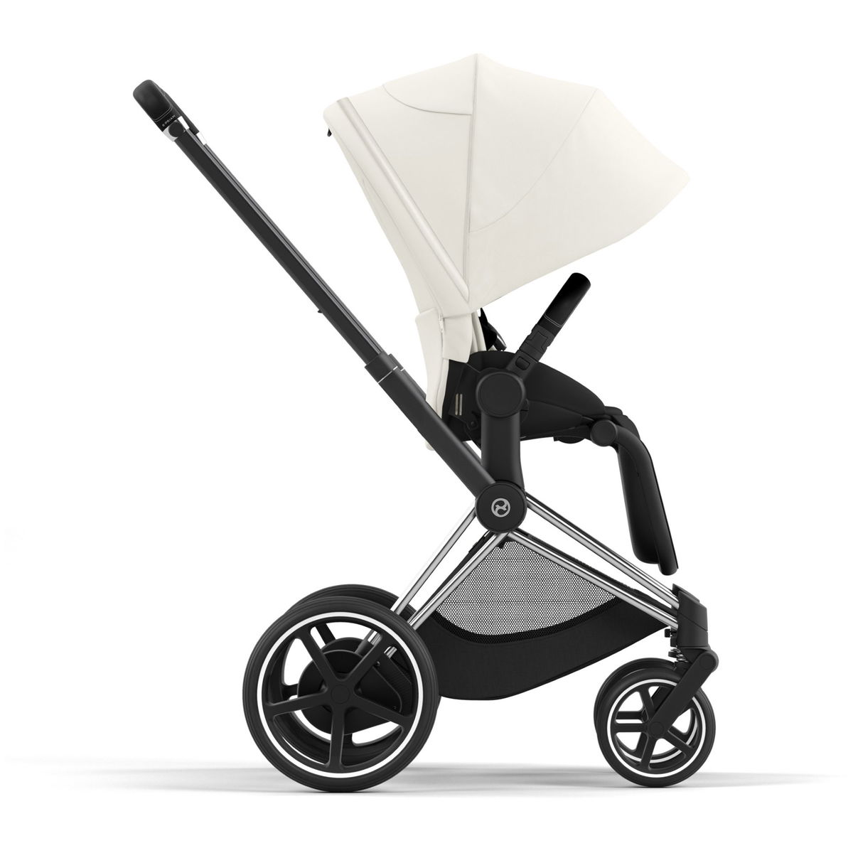CYBEXCYBEX   ePriam 2.0 Chrome Black Kombikinderwagen off white light beige