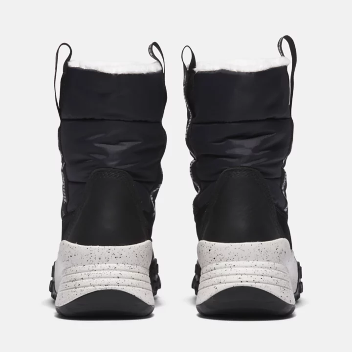 Bota feminina Moriah Range com isolamento térmico, na cor preta.