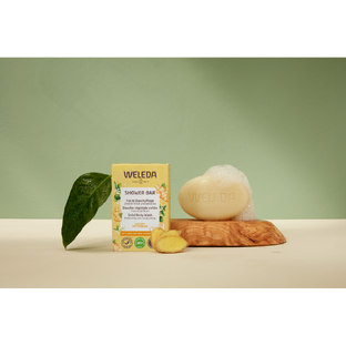 Weleda Shower Bar Ginger   Petitgrain 75GR