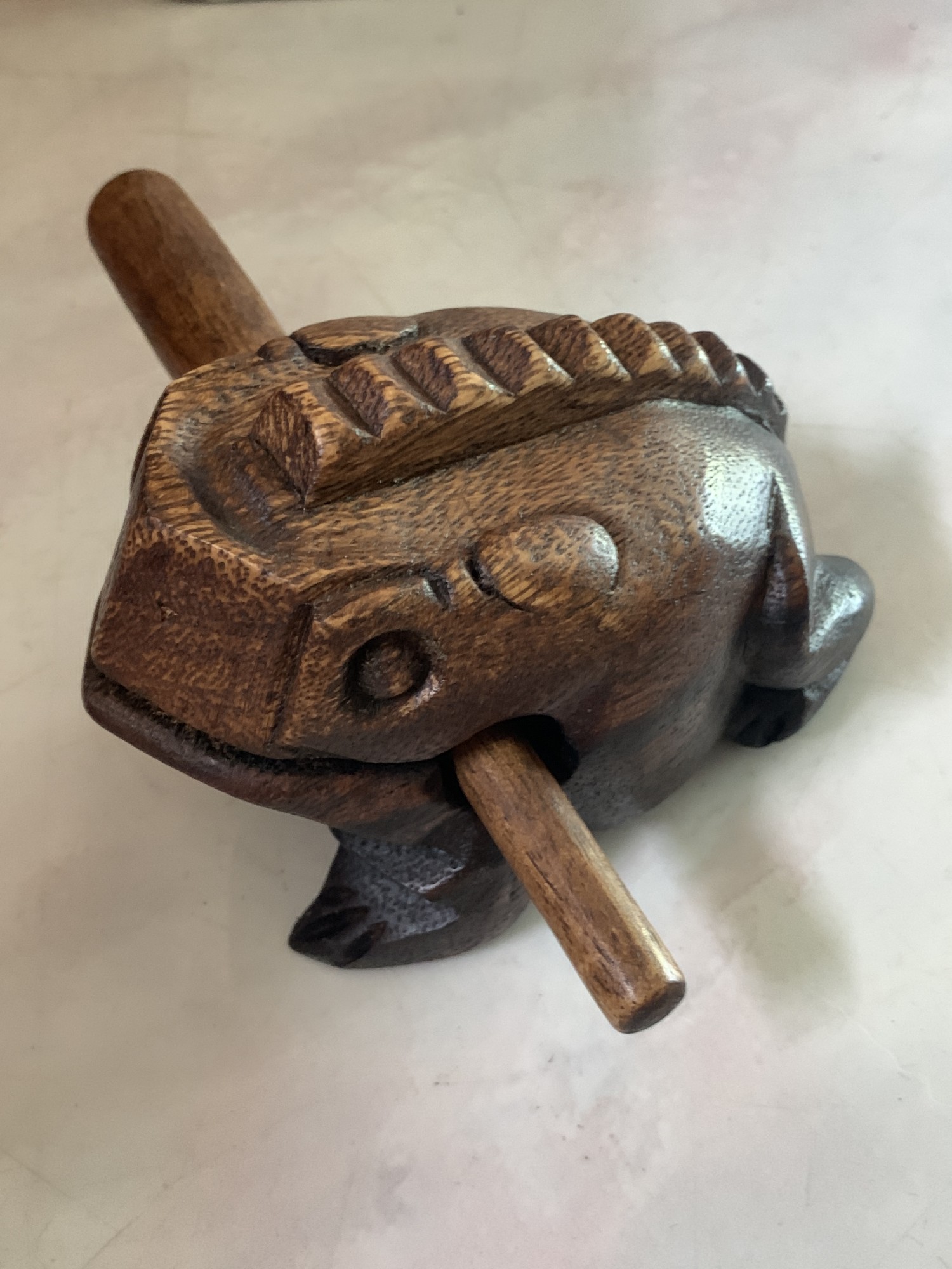 Klangfrosch, aus Regenbaumholz, braun, B 13 cm, T 8 cm, H 8 cm günstig bestellen