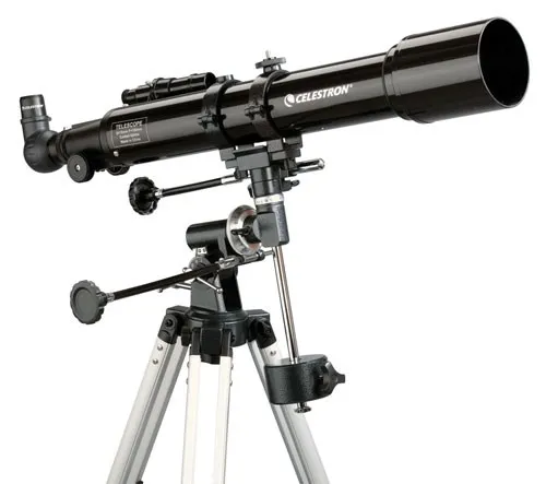 Celestron ASTROMASTER 70EQ teleskop Sort