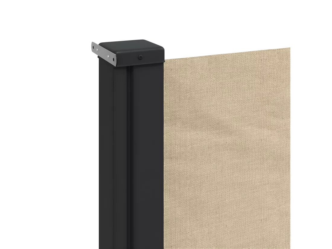 Auvent latéral rétractable beige 220x300 cm