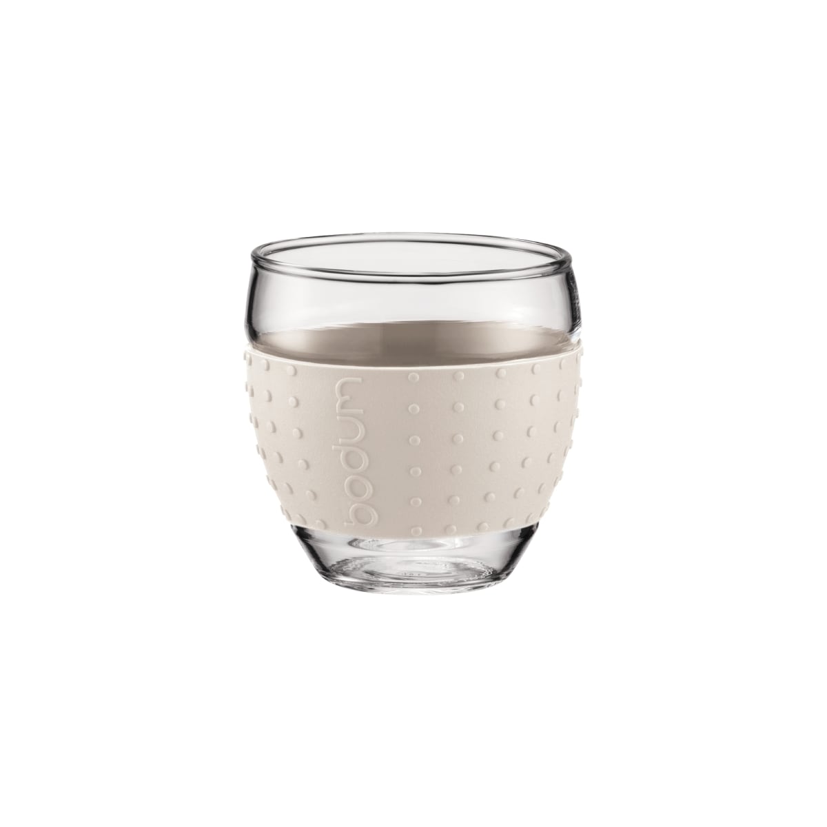 Bodum 2 pk glass med silikonbånd PAVINA 0.1 L