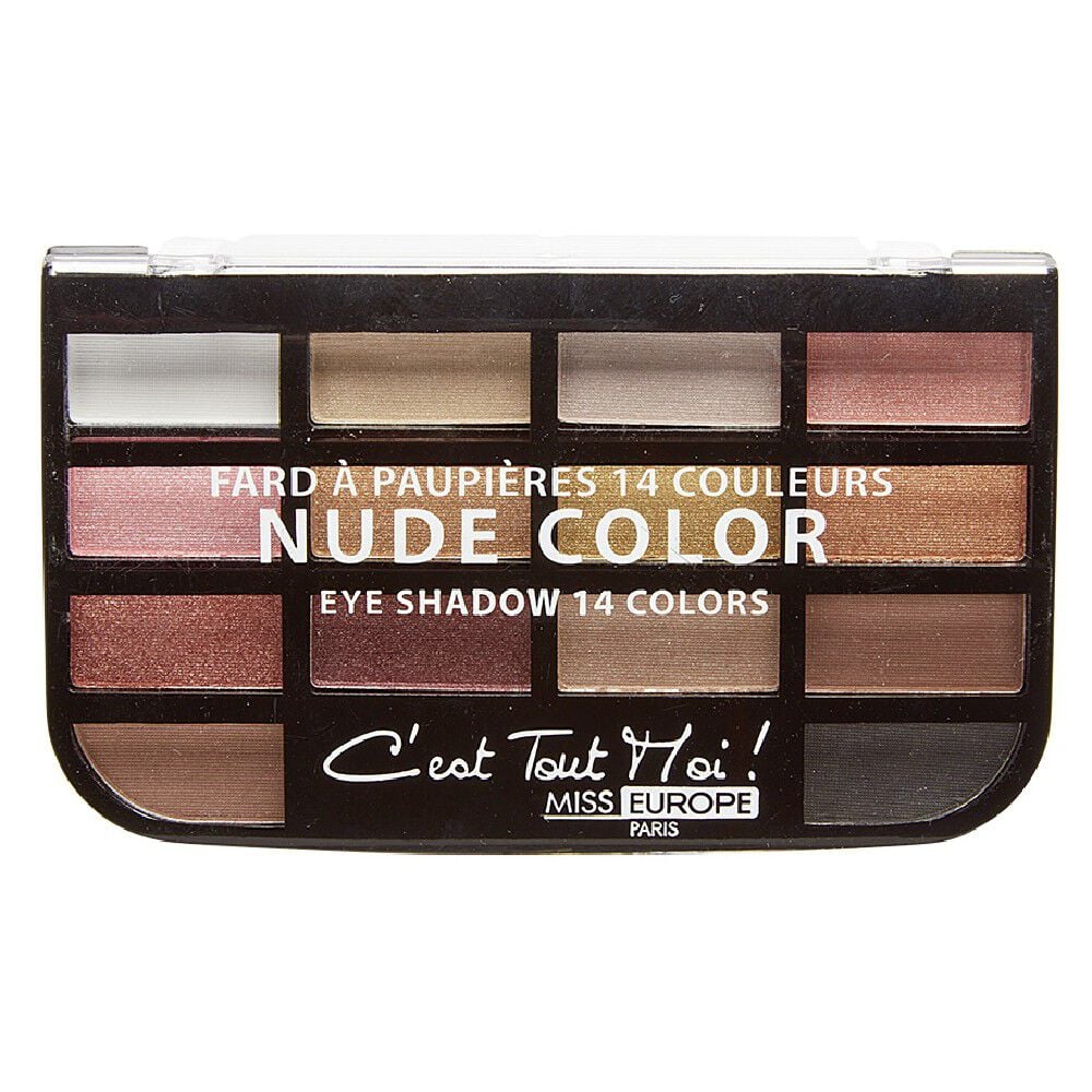 Palette Ombre paupière x14 teintes chocolat brun n°01