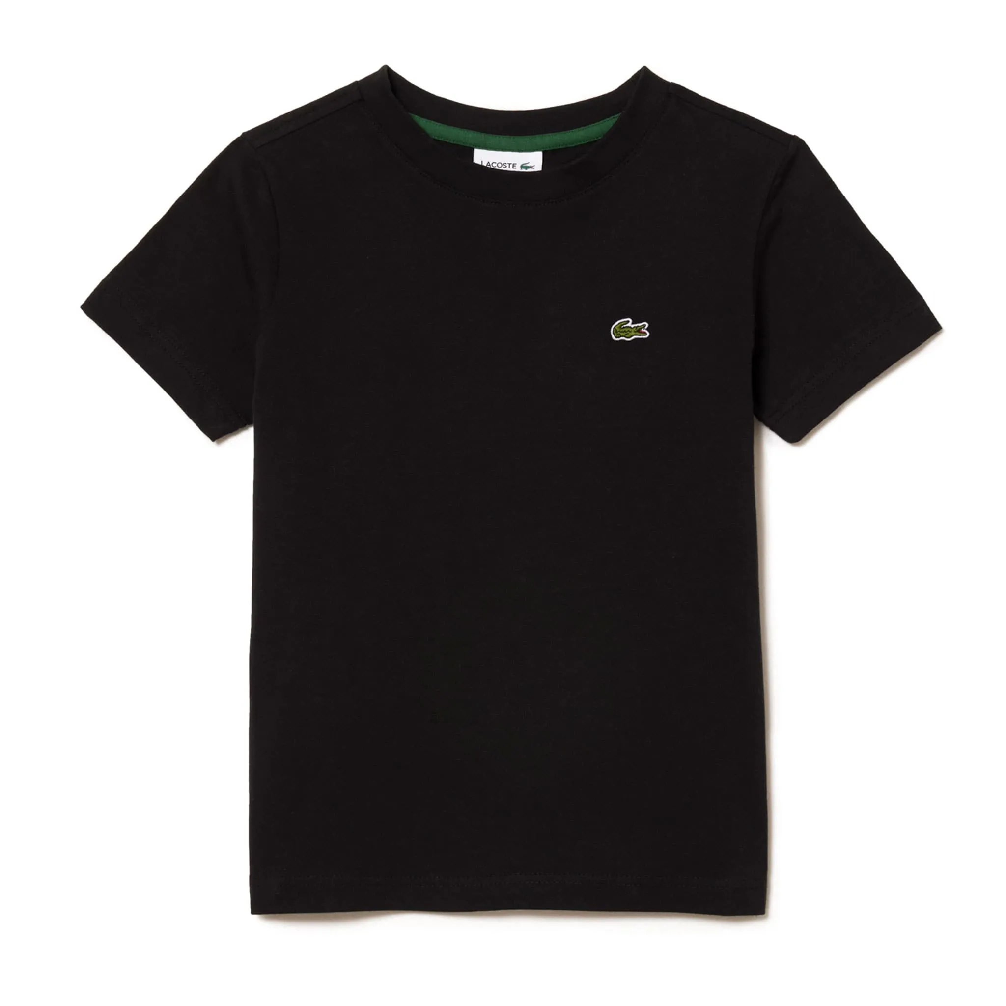 Lacoste T-shirt Jersey Noir 2-8ans