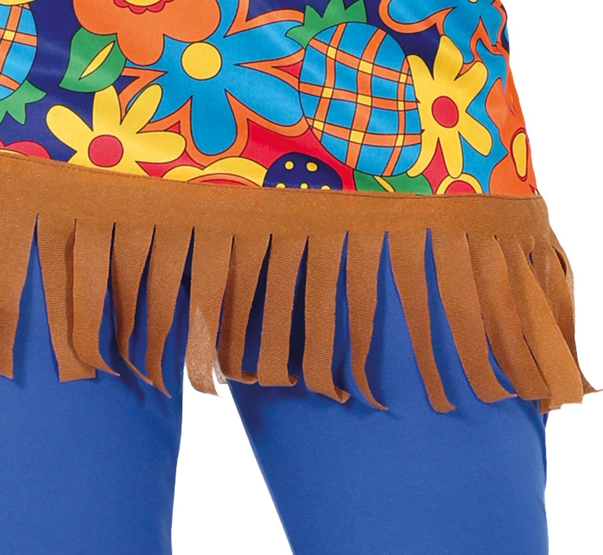 Hippie 60S Kostuum Dames Bloemen 3 delig