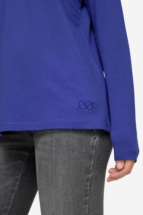 T-Shirt, V-Ausschnitt, 3/4-Ärmel, OEKO-TEX