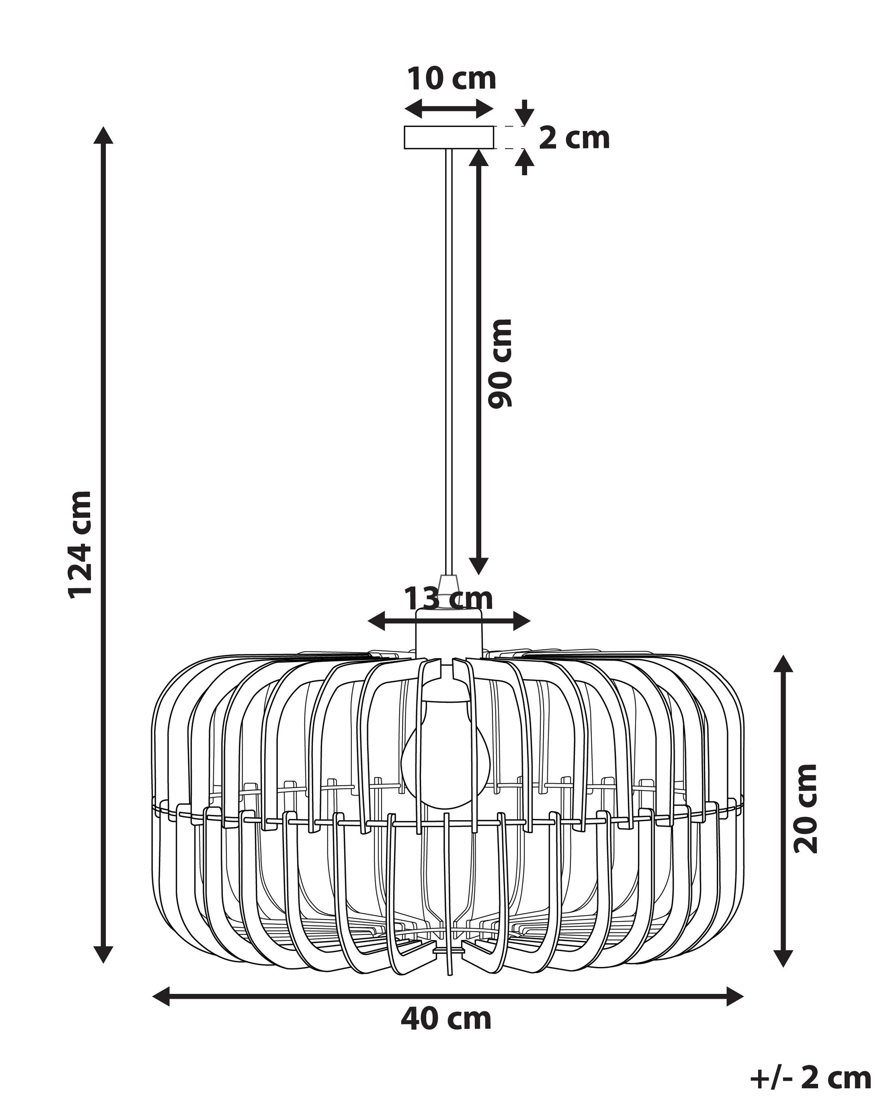 Hanglamp SOUS Bruin/zwart