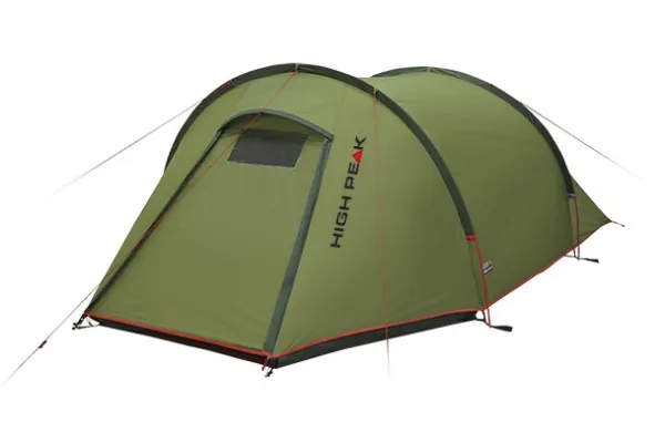 High Peak Kite 2 Extra Leichtgewicht, Kuppeltelt, 2 person(er), Myggenet, Ventilation, Vandtætte samlinger, Grøn, Rød