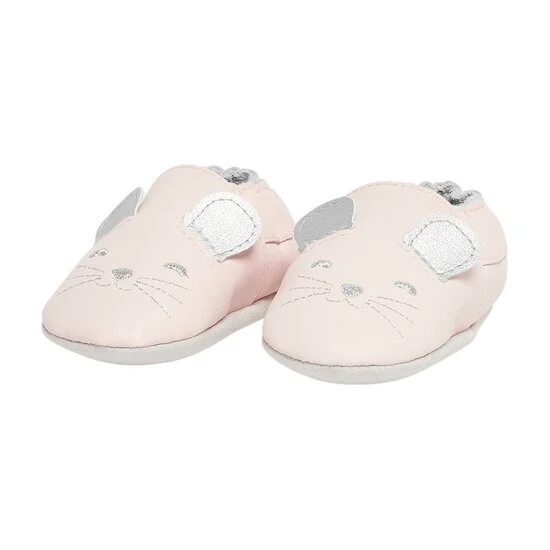 Chaussons en cuir   Souris        de               P'tit bisou