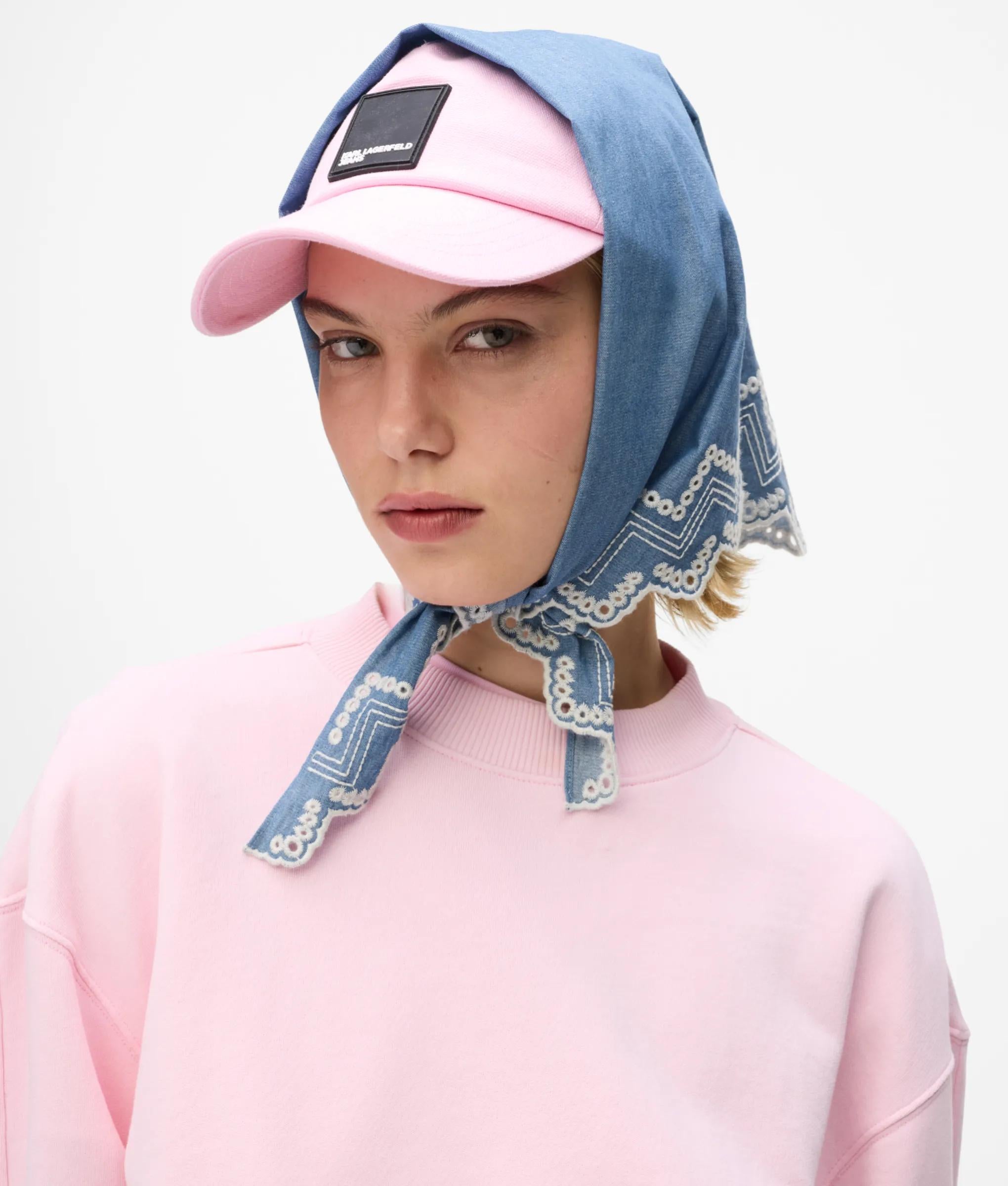 Denim driehoekige bandana sjaal
