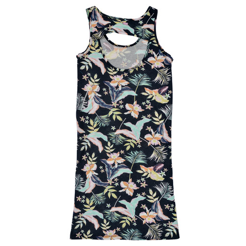 Roxy - FLOWER SHADOW DRESS - Noir
