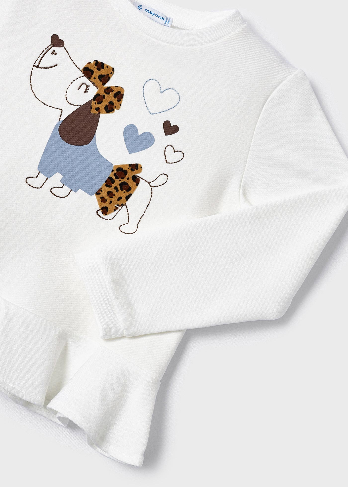 Moletom com babados Better Cotton para meninas