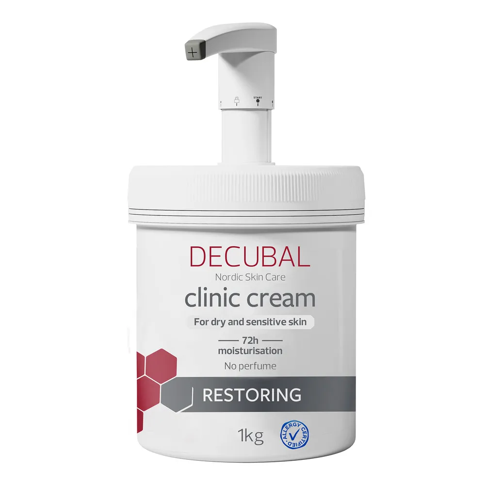 Decubal Clinic Cream m. Pumpe 38% - 1 kg.