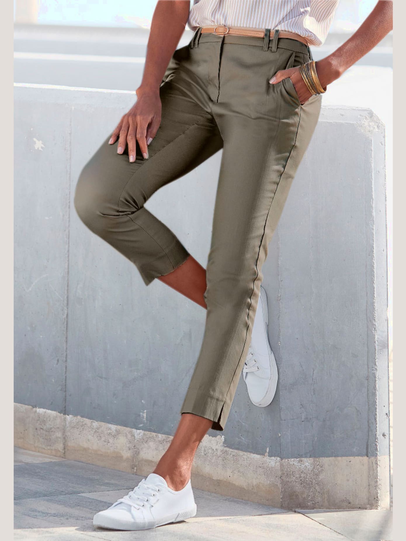 Pantalon chino décontracté