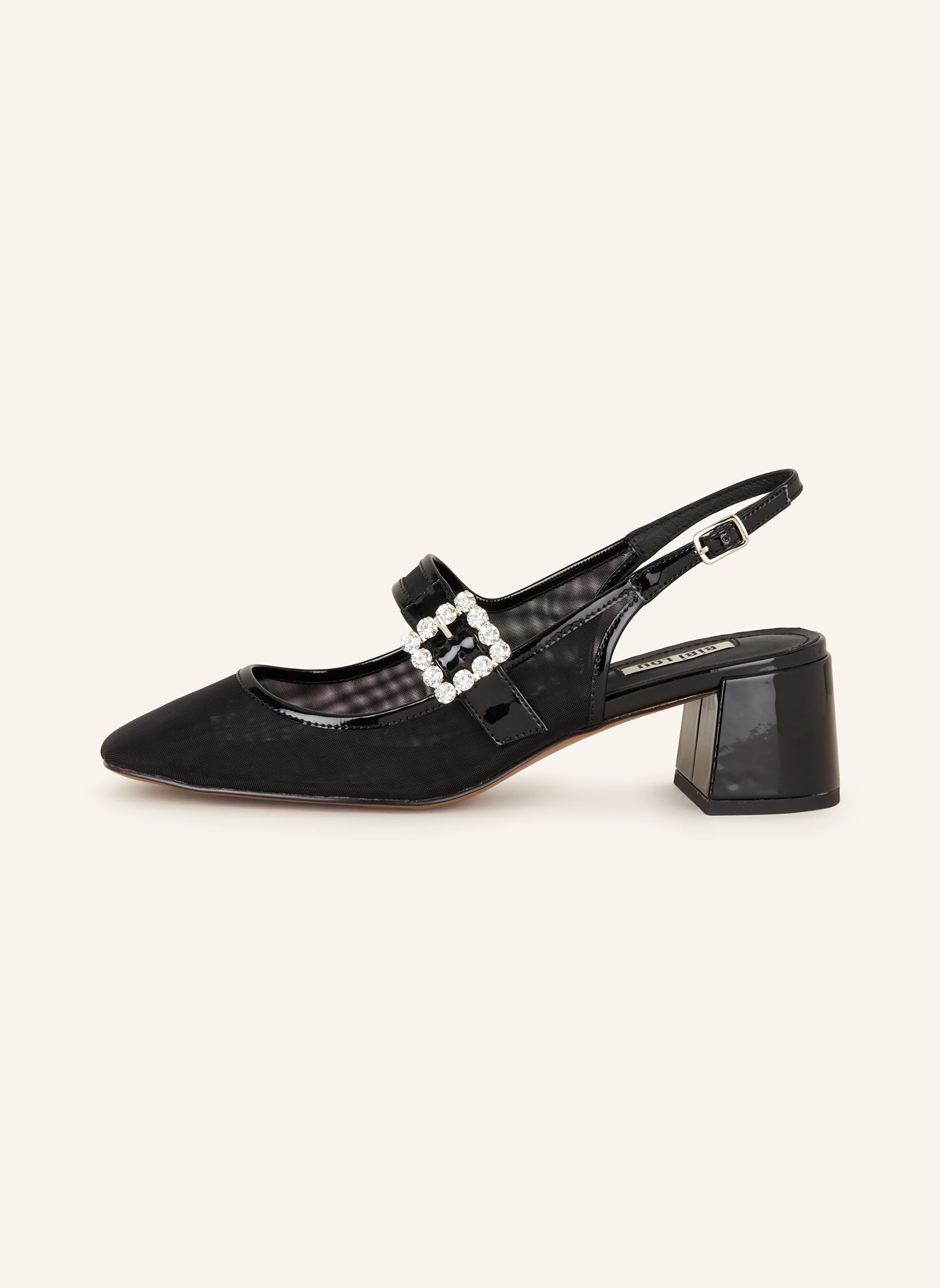 BIBI LOU Slingpumps mit Schmucksteinen