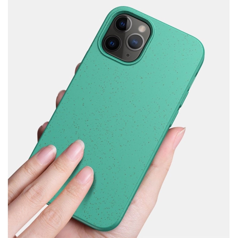 iPhone 12 Mini Bio Gummi Schutzhülle Eco Friendly Nachhaltig Kompostierbar - Schwarz