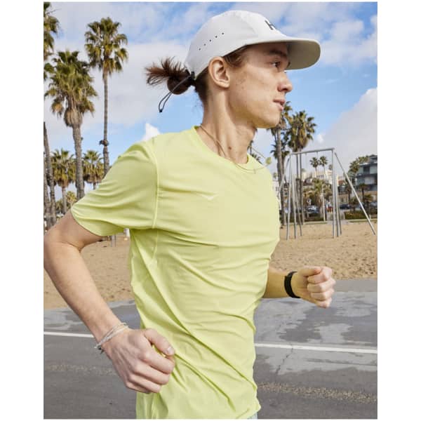 T-shirt trail HOKA ONE ONE AIROLITE RUN SHORT SLEEVE LETTUCE