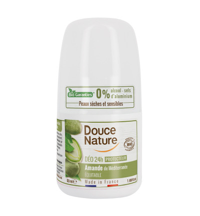 Douce Nature Deo roll on droge/gevoelige huid bio (50 ml)