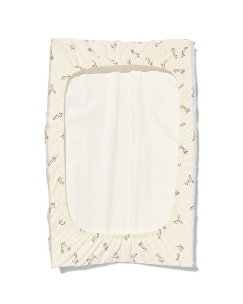 housse coussin à langer coton 50x70 girafe