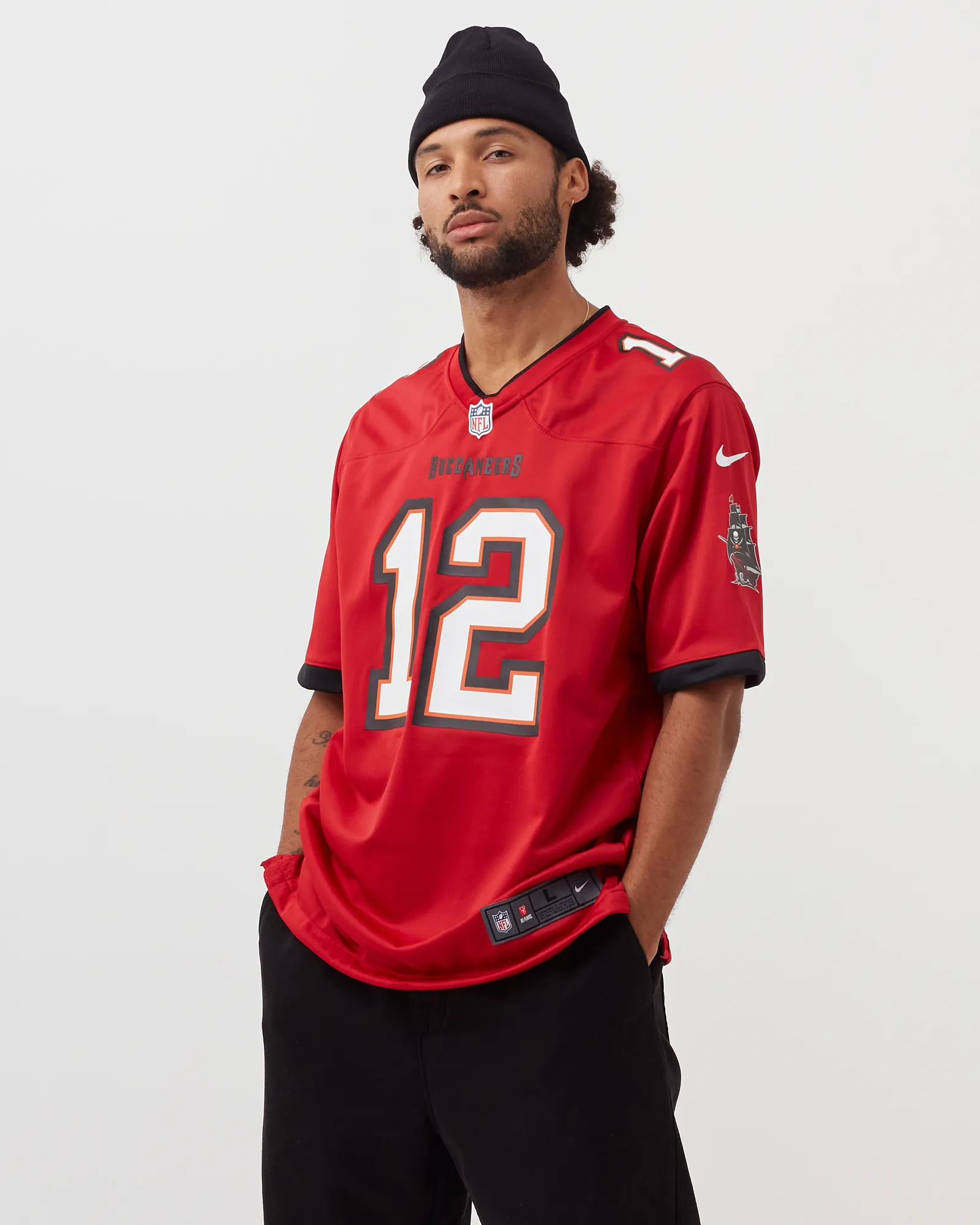 Nike NFL Tampa Bay Buccaneers Tom Brady 12 Nike Home Game Jersey