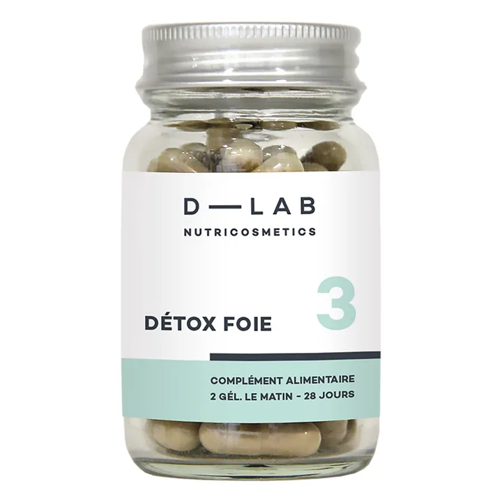 D-LAB NUTRICOSMETICS Détox Foie Complément alimentaire - 1 mois