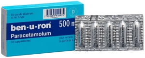 BEN-U-RON Zäpfchen 500mg Kind, 10 Stück