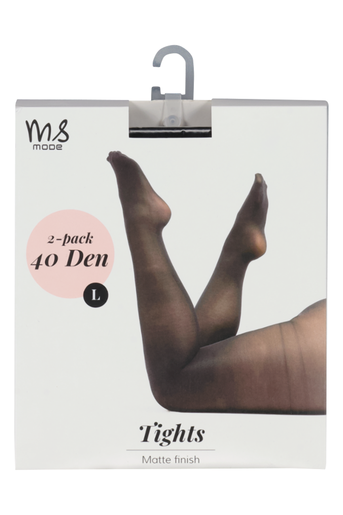2-pack Shaping panty 40 denier Zwart