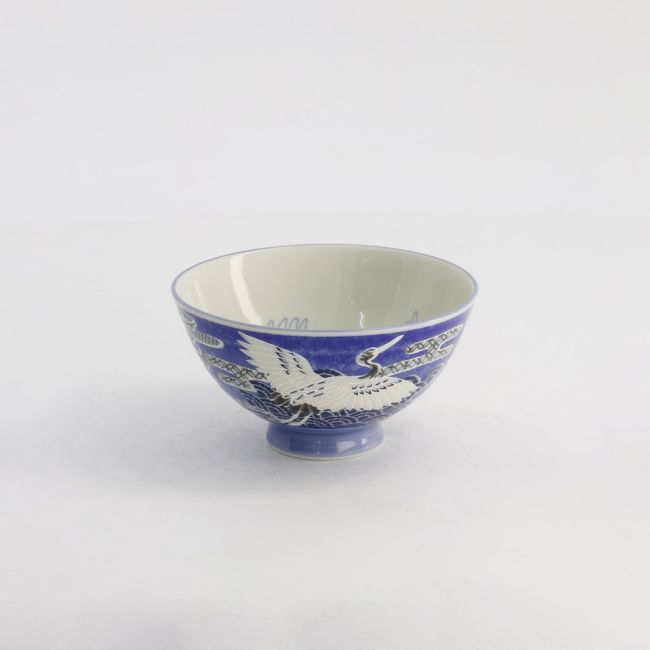 Tokyo Kawaii Rijstkom Kraanvogel (Blauw) 11,5x6 cm