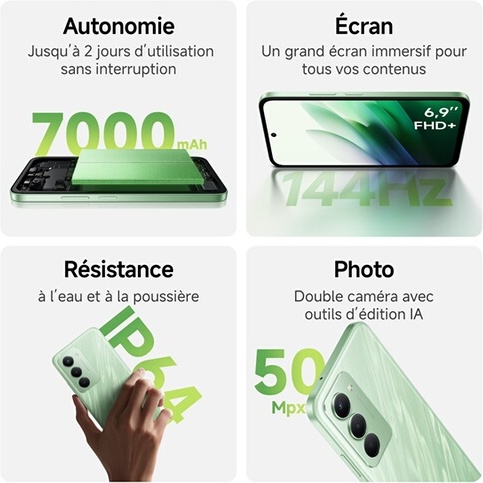 Smartphone Xiaomi Redmi 15 5G 8/256 Ripple Green