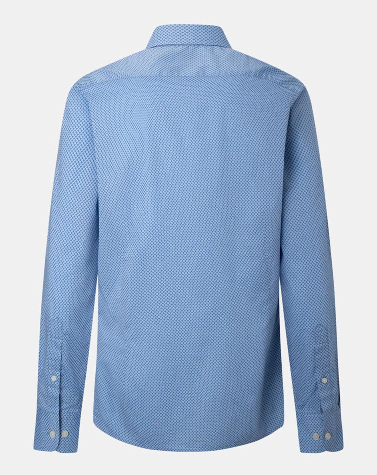 Hackett London Chemise Slim Fit imprimée bleue