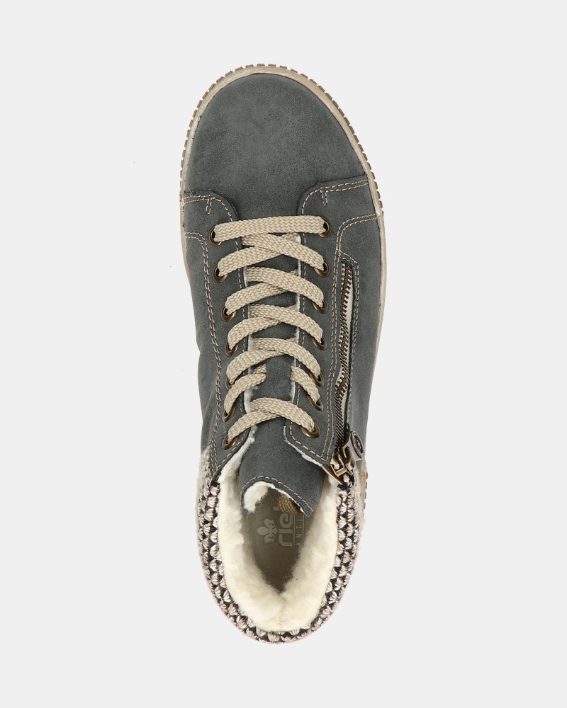 Rieker Veterboots  - blauw