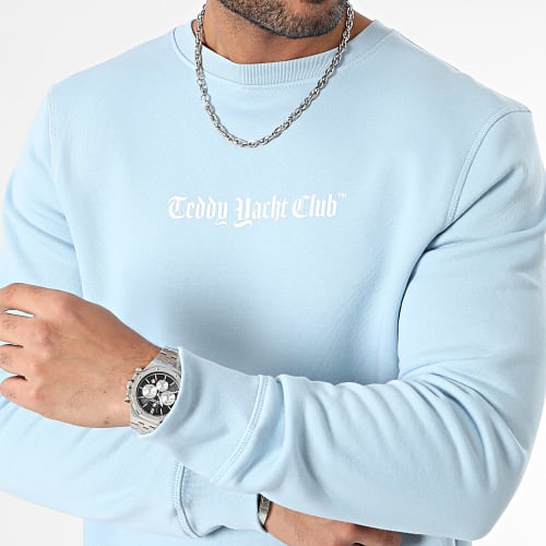 Sweat Crewneck Art Series Blue Back Bleu Clair
