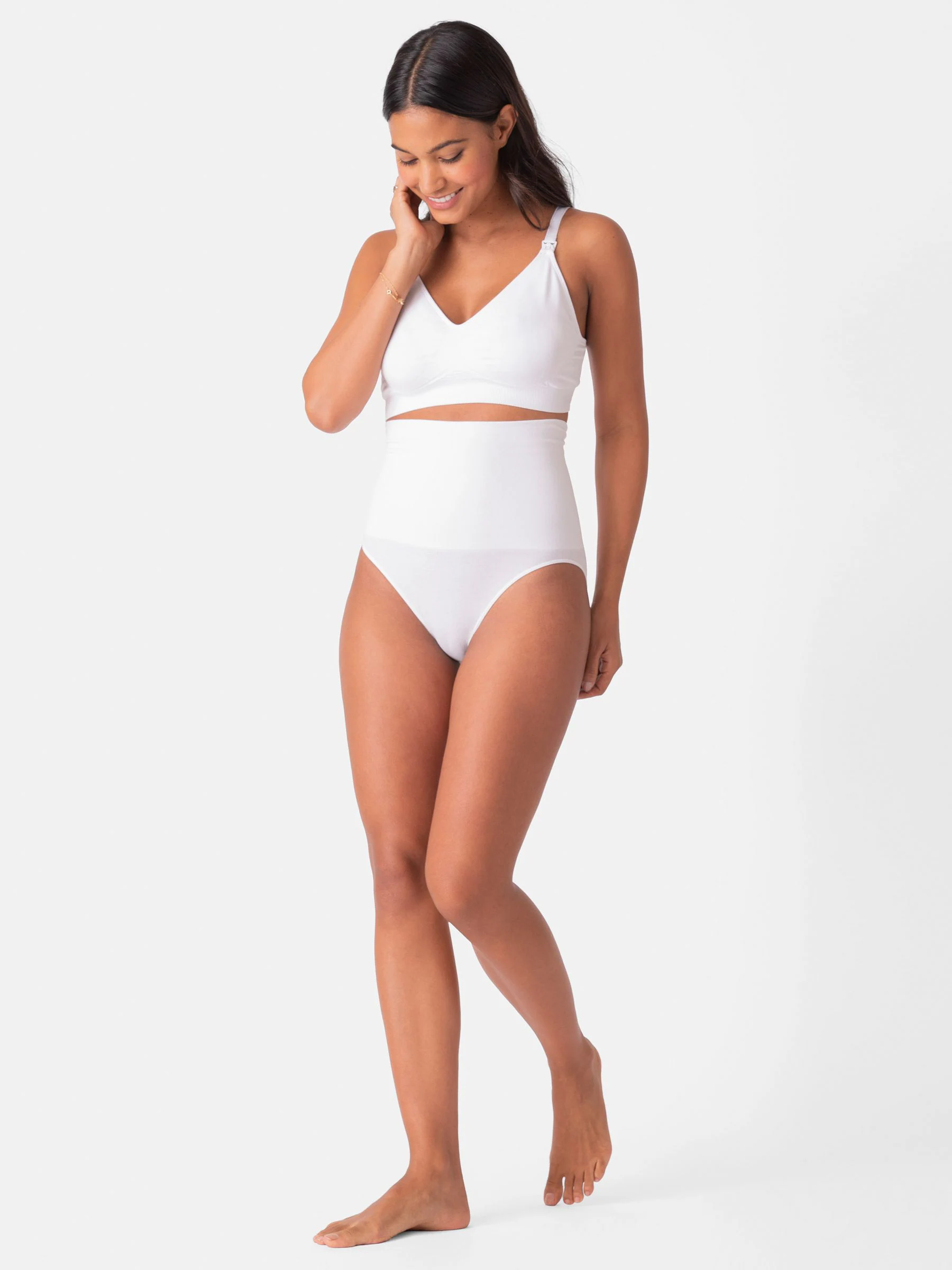 Zwart & wit - Seraphine Post Maternity Support Briefs 2 Pack