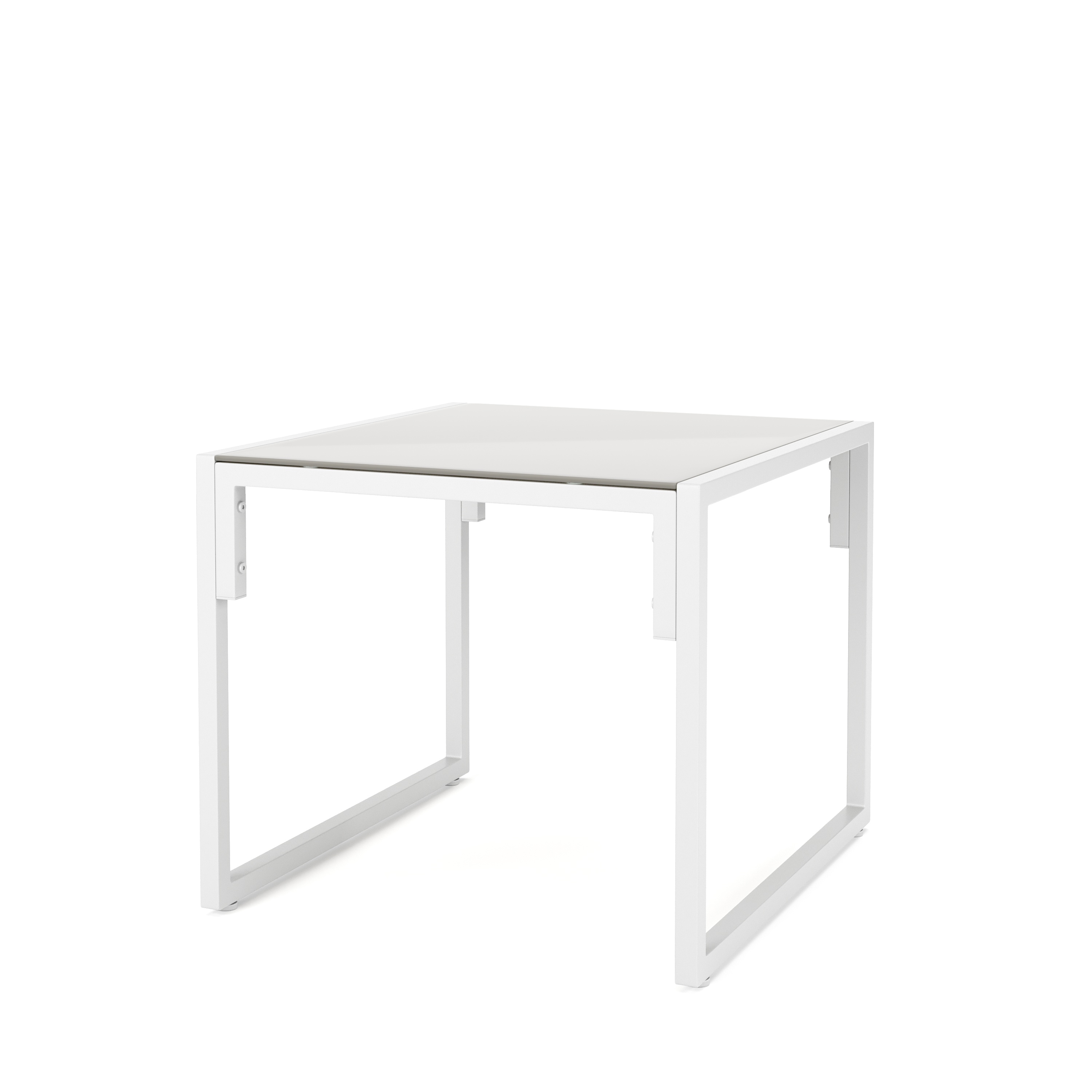Gartenmöbel Set DELANO 3-teilig weiss