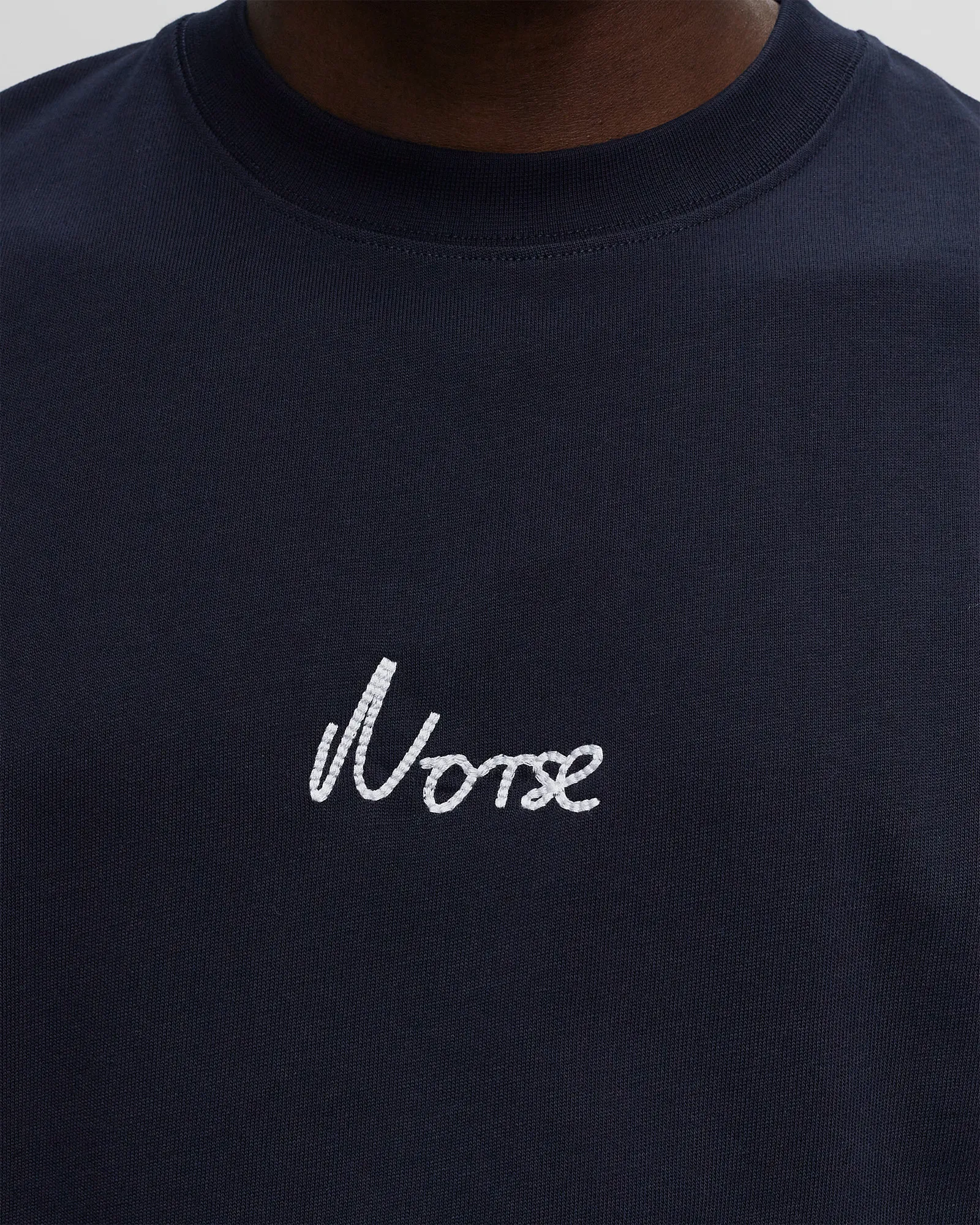 Norse Projects Johannes Organic Chain Stitch Logo T-shirt