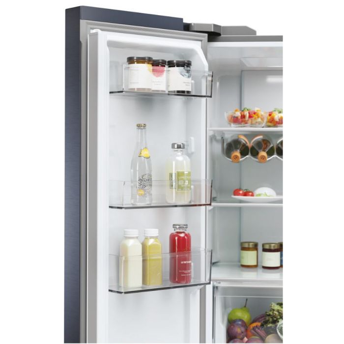 Haier Side-by-Side Multi Door CUBE 90 SERIE 5 HCR5919EHMP Platinum Inox - Interner Wassertank