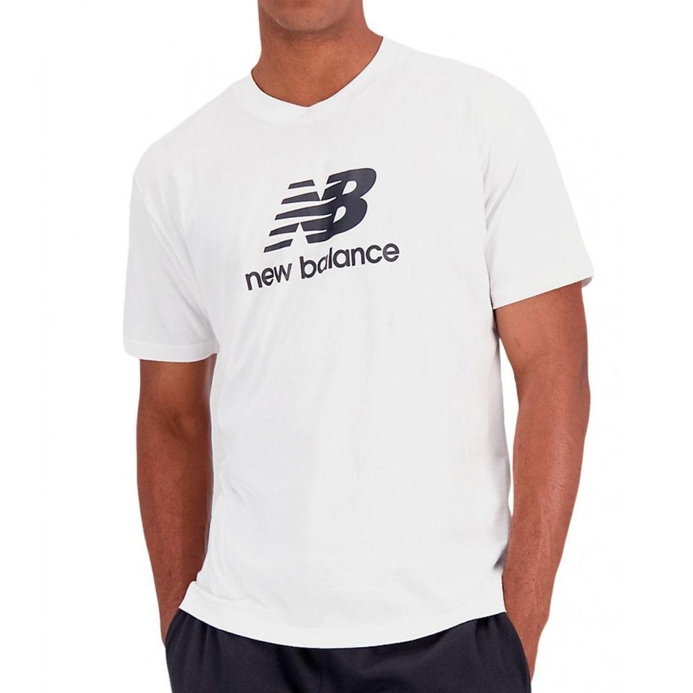 New Balance T-shirt Blanc Homme New Balance MT31541WH