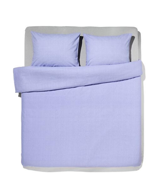 housse de couette flanelle 200 x 200/220 mélange lavande