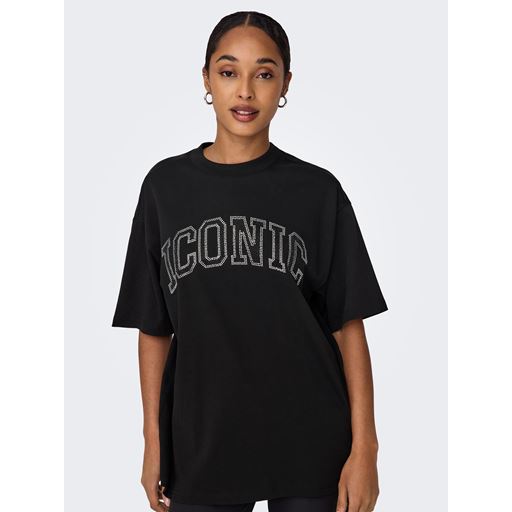 ONLY Riri Stones T-shirt, Black, M