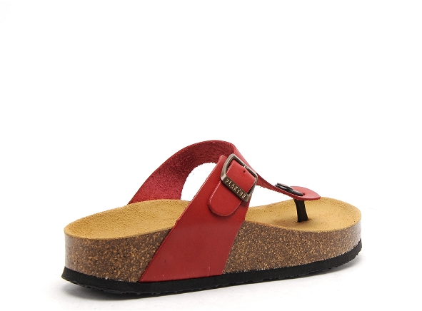 Plakton mules et sabots plats femme cp bolero rouge