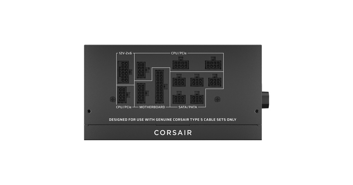 CorsairRM1000x SHIFT modulaire 1000 watt voeding   (Zwart, 1x 12V-2x6, 4x PCIe)