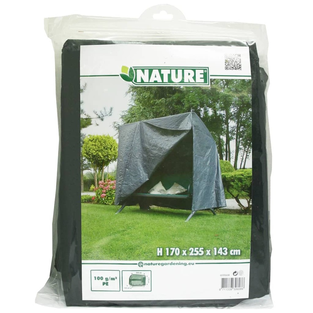 Housse de mobilier de jardin pour balançoires 255x170x143 cm