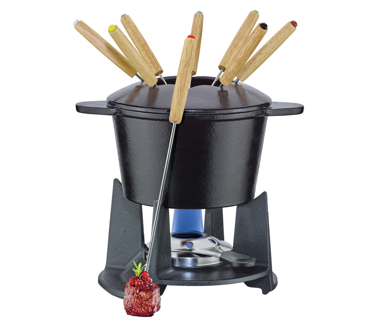 Spring Gusseisen-Fondue-Set GRENOBLE