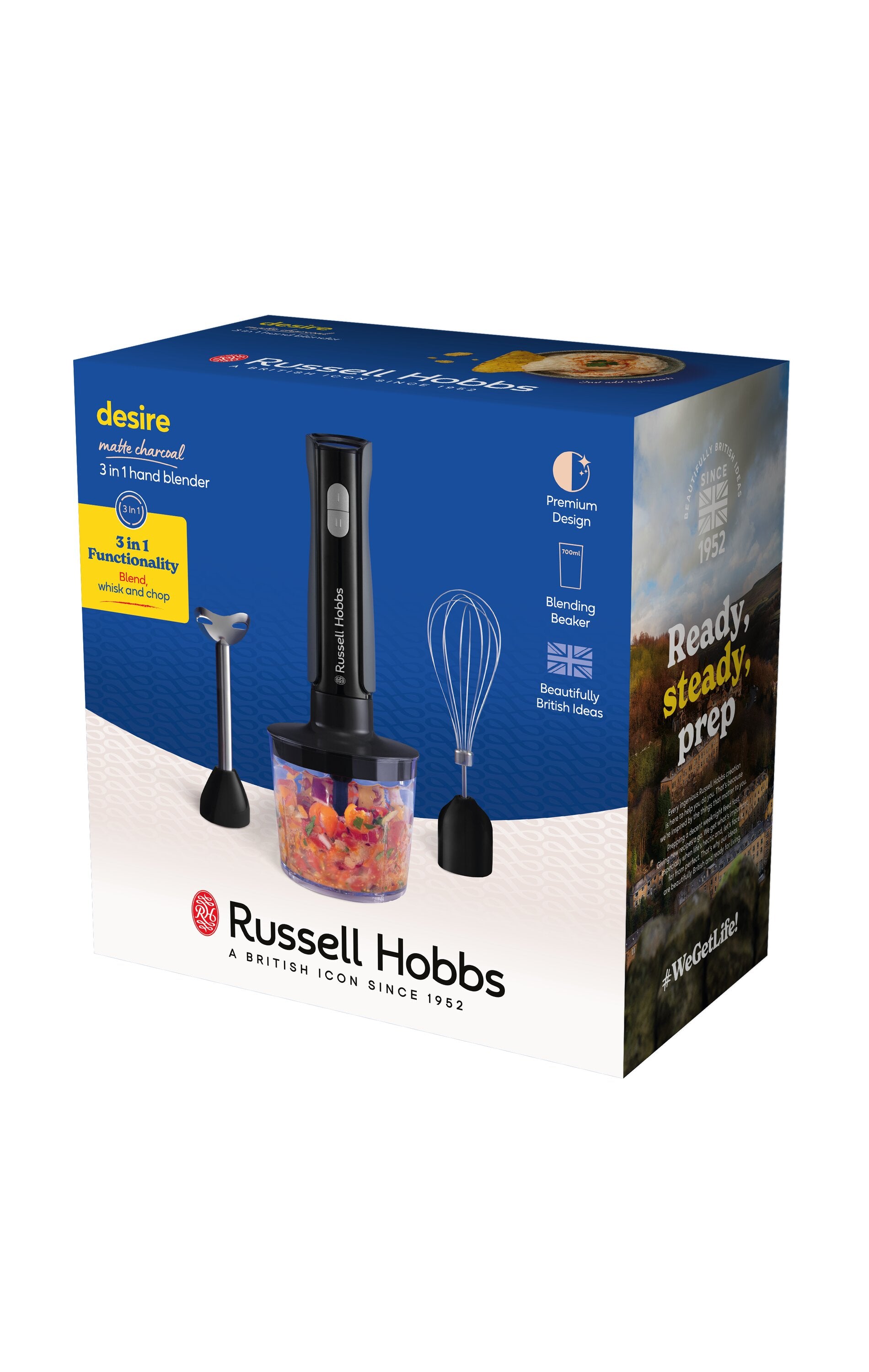 Russell Hobbs  3-i-1 Stavblender - Matte Charcoal